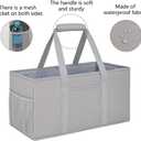 Extra Large Utility Tote Bag with Handles, 50L Reusable XL Heavy Duty Tote Bag