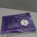 Glamlily Set of 8 Mesh Makeup Bags with Zipper (3 Size, Purple)
