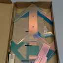 NiHome Iridescent Acrylic 2-Tier Universal Game Controller Headset Holder Rack, Modern Storage Organizer for PS5 Xbox ONE Switch Game Controllers and Headphones Anti-Slip Stable Gaming Accessory Stand