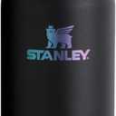 STANLEY All Day Slim Bottle 20-34 OZ | Twist off Lid with Leakproof Seal | Slim Design for Travel & Gym | Insulated Stainless Steel | BPA-Free (Black Chroma)