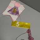 ADOGGYGO Dog Birthday Girl Bandana, Puppy 1st Birthday Party Supplies, Pet Party Hat Scarf Bowtie Banner Set for Small Medium Dogs (Small&Medium) (Pink)