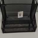 Mind Reader Desktop Organizer, Vertical File Storage, Letter Size, Office, Metal Mesh, 12.15" L x 9.5" W x 9.5" H, Black