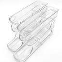 Sotfamily FIFO Soda Can Organizer for Pantry/Fridge, Automatic Rolling Pop Can Dispenser/Storage/Holder/Container for Refrigerator or 12" Deep Shelf, Space-Saving Drink Organizer for 24 Standard Cans