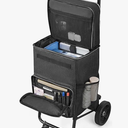 KEDSUM 2 in 1 Rolling Teacher Bag with Detachable Trolley, Multiple Pockets
60L Rolling Tote Bag with Insulate Lunch Bag, Fits for 18" Laptop, Ideal for Teacher & Worker, 4 Big Wheels with Brake