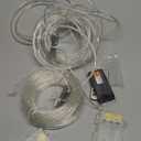 LED Rope Lights Battery Operated String Lights-40Ft 120 LEDs 8 Modes Outdoor Waterproof Fairy Lights Dimmable/Timer with Remote for Camping Party Garden Holiday Decoration (Multi-Colored 2 Pack)