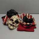 Wicked Clown Costume Girl's (X-Large, Black/Red/Cream)