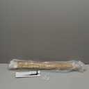 LazBlinds No Tools No Drill Bamboo Roller Shades, Cordless Bamboo Blinds, Light Filtering Roll Up Blinds for Windows, French Door, Porch or Patio Privacy Screen, 26'' W x 40'' H, Brown206