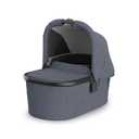 UPPAbaby Bassinet V3 - Compatible with Vista, Cruz, Ridge Strollers - Overnight Sleep Solution - Mattress, Sheet and Bug Shield Included - Julian (Dusty Blue Mlange) Manufacturing date: October, 2025