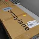 3 Panel Room Divider Short Folding Screen Divider,Double Sided Bamboo Divider Screen for Room Separation,Brown,47.2" H x 46.1" W