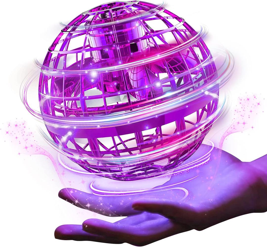 Ciniffo Upgraded Flying Orb Ball Toy, Hand Controlled Boomerang Hover Ball, Cosmic Globe Flying Spinner with Endless Tricks, Cool Toys Gifts for 6 7 8 9 10 11+ Year Old Girls Indoor Outdoor Toys