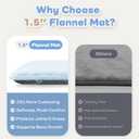 1.5" Thick Baby Play Mat for Floor, 59x79 Soft Foam Mats, Baby Blue