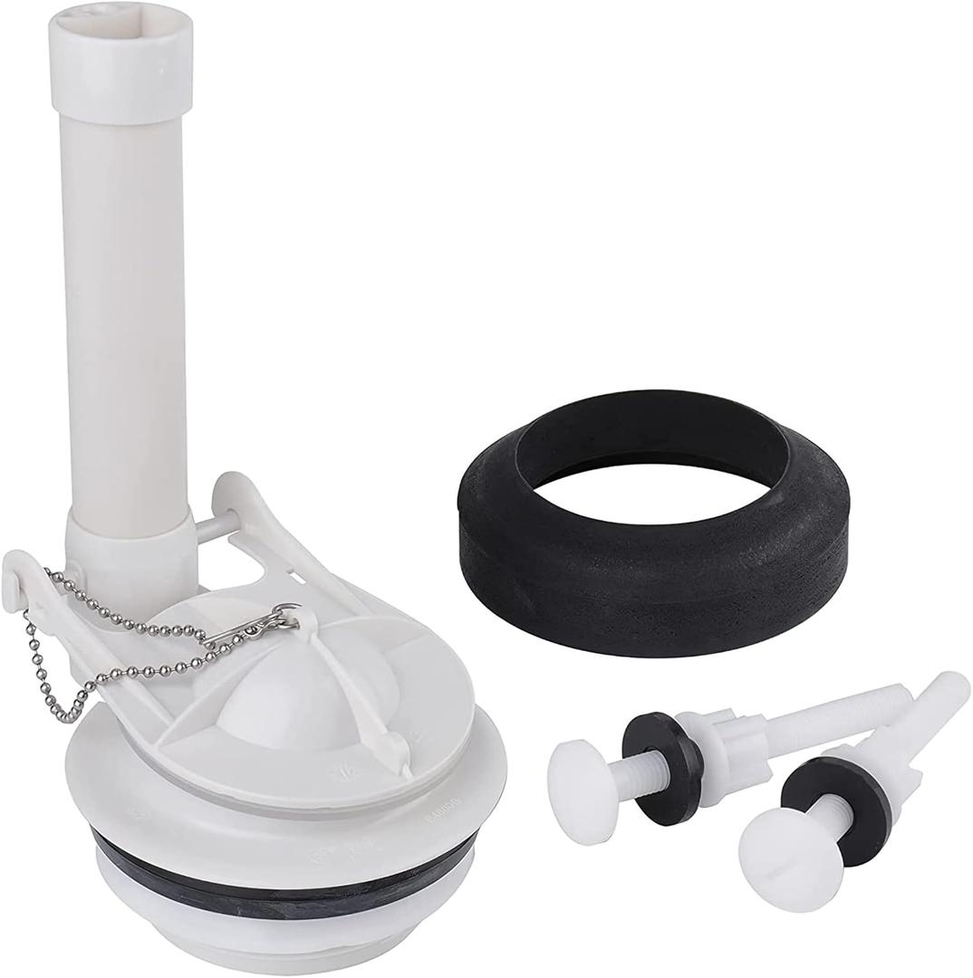 3-Inch Flush Valve Replacement Kit With Gasket and Bolts - Compatible With American Standard 738921-100.0070A Two-Piece Toilet