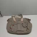 Diaper Bag Tote, Baby Bag Travel Diaper Tote Bag with Pacifier Case, Cute Maternity Hospital Baby Stylish Diaper Tote for Mom Dad Khaki (Large)