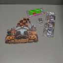 Halloween Diamond Art Hanging Kits for Adults, Gnome Pumpkins Special Shaped Diamond Painting Kit, Acrylic 5D Crystal Diamonds Gem Art Painting Hanging Ornament for Home Wall Decor