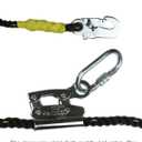 12FT Flipline Adjustable Lanyard RTOVZON Tree Climbing Lanyard for Climbing Trees, Fall Protection Flip Line Kit, Tree Climbers