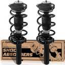 KUIPERAUTO Pair Front Complete Strut Spring Assembly 172311 Compatible for 2005-2017 VOLKSWAGEN Jetta Beetle Golf GTI,2006-2013 AUDI A3 Quattro