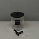 Glass Laundry Detergent Dispenser, 128 oz / 3.5L Fabric Softener Dispenser for Laundry Room Organization, Detergent Holder with 304 Spigot, Glass Soap Container (Black)