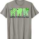 St Patricks Day Dentist Dental Hygienist Dental Squad Womens T-Shirt, 3XLT