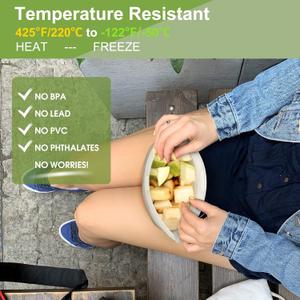 Reusable Ziploc Silicone Food Storage Bags Snacks Sandwich Bags BPA Free 6 Pack