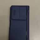 BERFY for Z Fold 7 Case with Privacy Screen Protector, [Anti Spy] Hidden Kickstand & Slide Camera Cover & Hinge Protective, Full Body Shockproof Slim Hard Phone Case for Samsung Galaxy Z Fold 7, Blue