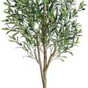 Alupssuc 7ft Olive Tree Artificial Indoor, Fake Tree Potted Faux Olive Trees with Lifelike Fruits and Realistic Leaves, Artificial Plants Indoor Fake Plants for Modern Home Office Living Room Decor
