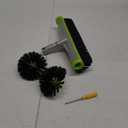 Sepetrel Pool Brush Head for Cleaning Walls,Heavy Duty Inground/Above Ground Swimming Pool Round Scrub Brushes with Premium Strong Bristle & Reinforced Aluminium Back (HEMISPHERICAL)