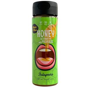 9 x Chick & Roo Zero Sugar Honey Substitute  Classic Flavor: Naturally Enriched with Honey & Propolis, Sugar Free, Prebiotic Fiber, Low Carb, Non-GMO, Gluten-Free, (1 bottle, 10.5 fl oz) (Jalapeo) (EXP 10/01/25)