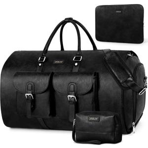 Garment Bag for Travel Convertible Carry on Travel Duffel Bag for Men Women