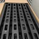 IRIS USA 4-Shelf Heavy Duty Plastic Storage Shelves, 600lb Capacity, 56" H x 36" W x 18" D, Large Modular Shelving Unit Storage Organizer for Garage, Home, Warehouse & Gym, Storage Rack - Black