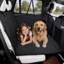 Back Seat Extender for Dogs – Hard Bottom Seat Cover for Dogs, Dog Hammock, Back Seat Pet Cover, Back Seat for Car/SUV/Small Trucks