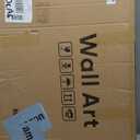 Framed Neutral Abstract Landscape Wall Art for Bedroom, Set of 2 Tree Canvas Large Artwork for Living Room Walls, Modern Nature Scenic Paintings Prints for Office Hallway Home Wall Decor, 20x30 Inch (2 Piece with Mat-Landsacpe)