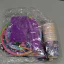 Bowling Birthday Tableware 142Pcs Let's Strike Up Some Fun Bowling Party Decorations Rainbow Neon Glow Girls Birthday Party Favors Disposable Plates,Tablecloth,Napkins,Cups,Forks and Knives