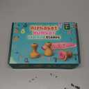 Wooden Alphabet Stamps & Number Letter Stamps for Kids - Montessori Learning Toys with Flashcards, ABC Spelling & Math Games for 3 4 5 Year Olds, Classroom Art Crafts Preschool Supplies