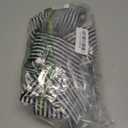 2 Pack Black White Stripe Halloween Fall Bows for Wreaths,12x20Black and White Christmas Decorations Bow for Tree Topper Gothic Spooky Holiday Birthday Party Wall Home Front Door