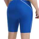 baleaf Men's 7.5" Swim Trunks Athletic Competition Swimsuit Royal Blue M (Blue, M)