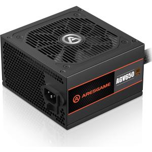 ARESGAME AGV Series 650W Power Supply, 80 Plus Bronze Certified, Non Modular Power Supply