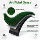 6FT x 20FT Artificial Grass Turf, 0.6" Pile Height Fake Grass Carpet