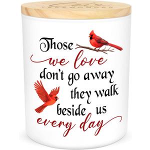 TEEZWONDER Sympathy Gifts for Loss of Loved One, Scented Candle 10 oz | Bereavement Memorial Gift, Vanilla Lavender, Long Lasting Burn, Soft Scented, Glass Jar With Lid, Ready To Gift