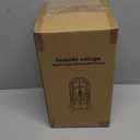 Small Touch Lamp, Industiral Bedside Table Lamps with Antique Bronze Cage, 3 Way Dimmable Nightstand Steampunk Edison Lamp for Bedroom Living Room Kitchen, LED Bulb Included