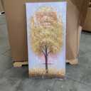 Yotree Paintings,24x48 Inch Lucky Tree Oil Hand Painting 3D Hand-Painted On Canvas Abstract Artwork Art Wall Decoration Abstract Painting for Livingroom