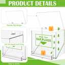 Vercraft Ear Plug Dispenser with Cover, 12'' X 13'' X 8'', Green, 1 Pcs