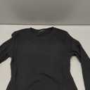 OFEEFAN Sweater Dress for Women Fall 2025 Long Sleeve Crew Neck Ribbed Knit Fit and Flare A-Line Dresses S