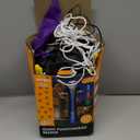 12FT Halloween Inflatables Decoration Outdoor Giant Pumpkin Reaper Ghost Built-in 3-Colored Rotation Flame LED Halloween Blow Up Yard Decorations Spooky Outdoor Party Yard Lawn (1PCS)