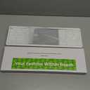 seenda Wireless Bluetooth Keyboard and Mouse Combo, SKM64-3 Rechargeable Slim Quiet Keyboard Mouse, 3 Multi-Device Connection, Compatible for Windows, Mac, MacBook, iPad, Tablet, White Silver