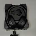 COSMUSIS Trucker Bluetooth Headset, Wireless Headsets with Noise Cancelling Microphone, Long Battery Life Bluetooth Headphones with Detachable Earpad/Single+Dual Mode for Office/Driving/Home (Black)