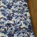 Arden Outdoor Chair Cushion, 21 x 20, Rain-Proof, Fade Resistant 20 x 21, Blue Garden Floral