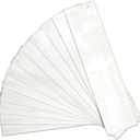 Vamos Tile 40-Piece Glossy Dolomite White Peel and Stick Backsplash Wall Tile with White Grout, 3" x 12" PVC Faux Stone Stick on Subway Tiles for Kitchen, Bathroom, Laundry Room, Camper, Fireplace