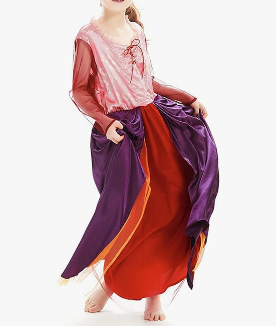 Girls Kids Sarah Sanderson Witch Costume Dress Halloween Cosplay Costume
Small Girls Kids Sarah Sanderson Witch Costume Dress Halloween Cosplay Costume
Small