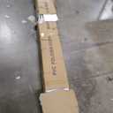 72X79in Frosted Acrylic Glass PVC Accordion Folding Door for Closet,Multifold Interior Door with Installation Hardware,Includes Handle and Latch,White Beech