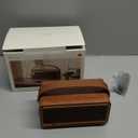 Edifier Retro Wood Bluetooth Speaker, Wireless Portable Speakers with 40W Hi-Res Audio, Stereo Pairing ConneX App, USB and TF Card Brown